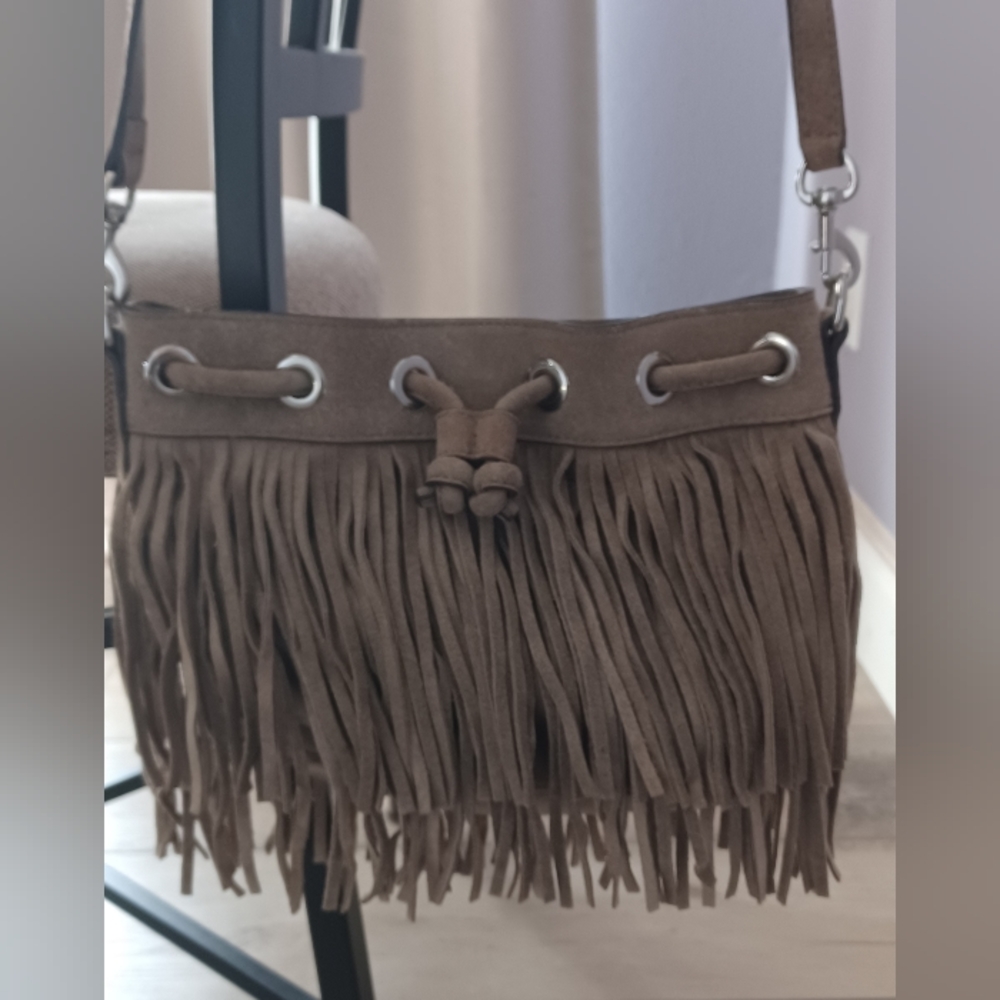 Rebecca Minkoff Suede fringe Fiona bag - Picture 2 of 5